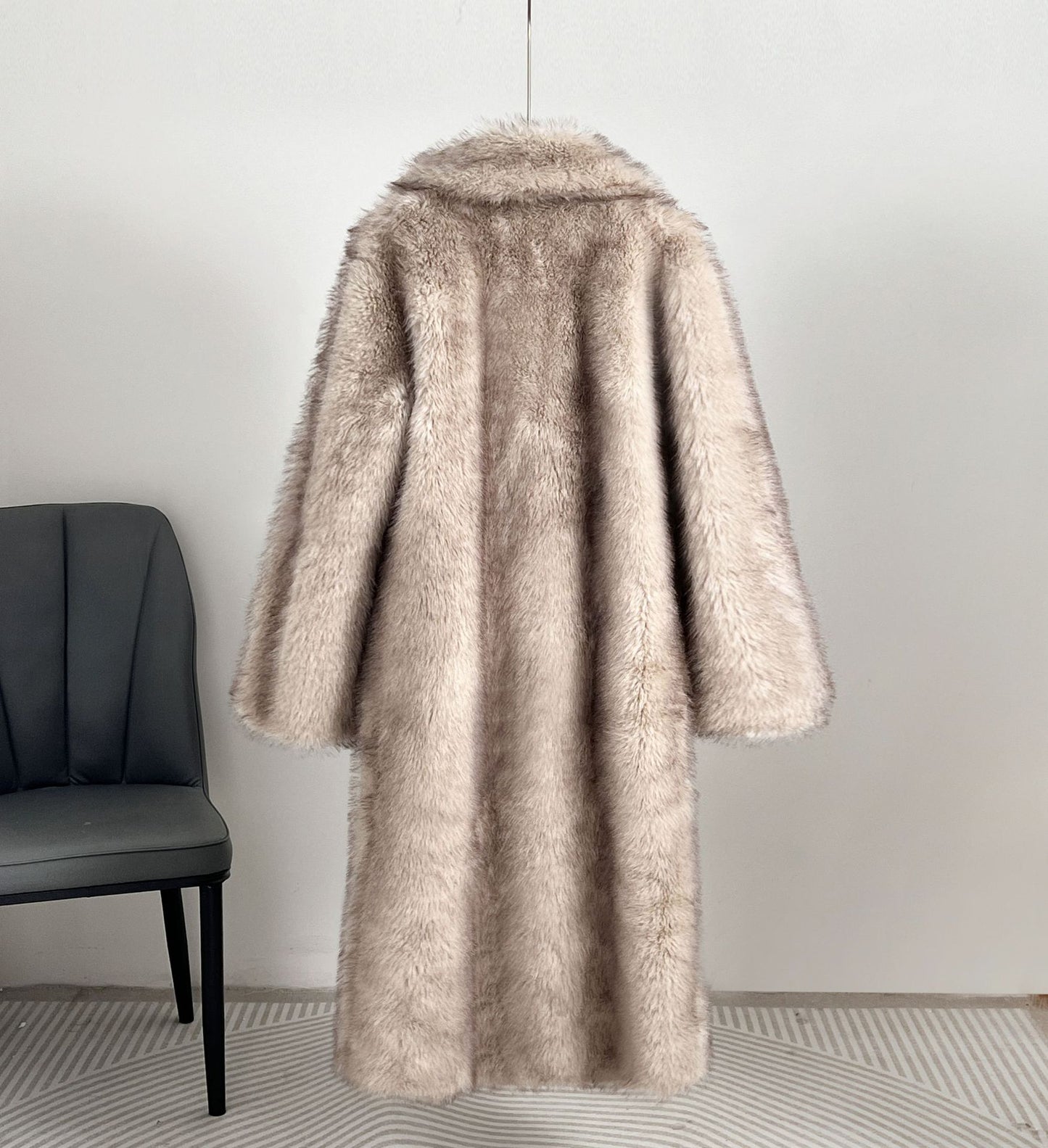 Extended fur suit collar coat coat best selling fur coat