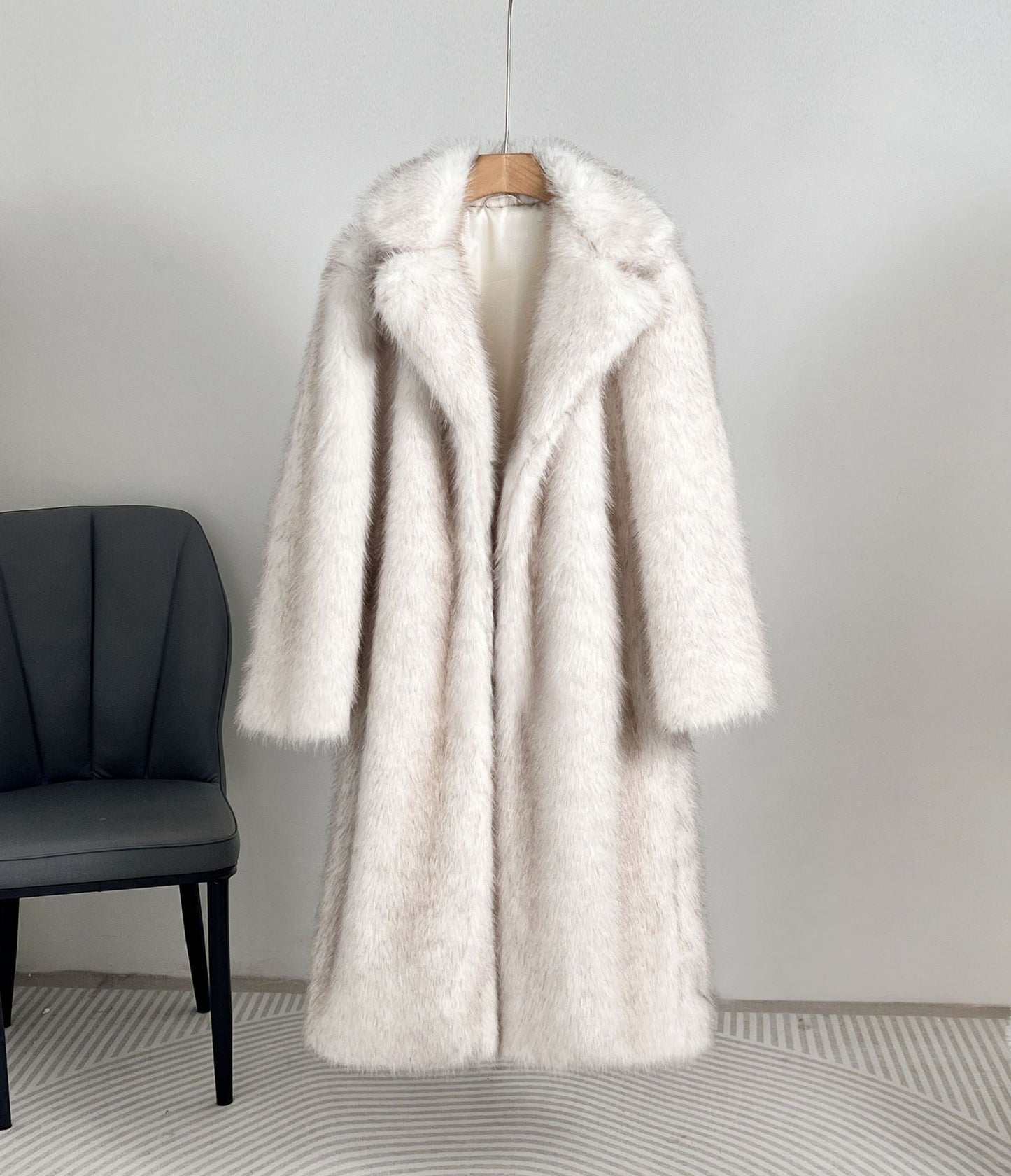Extended fur suit collar coat coat best selling fur coat