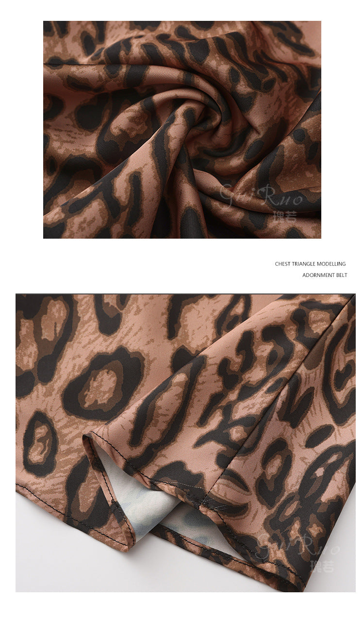 DZ Guiruo Brand Lingerie Hot Low-Cut Push-Up Women's Camisole Nightdress Deep V Homewear Robe Set4410