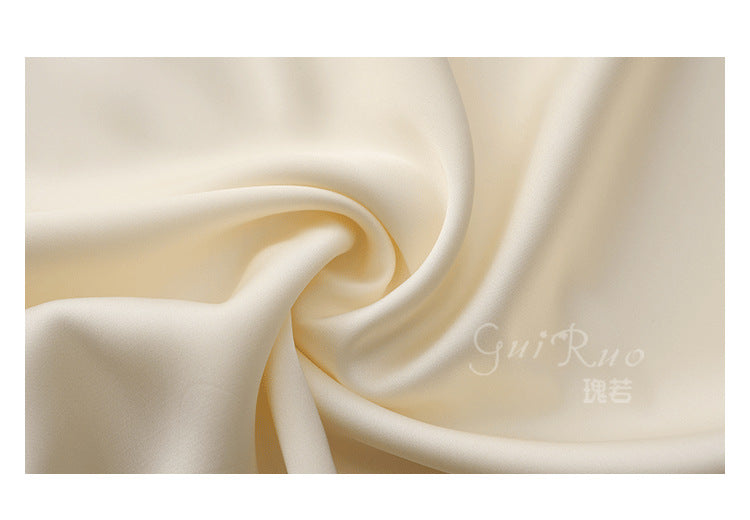 DZ Guiruo Brand Lingerie Sexy Simple Satin Push-Up Padded Women's Camisole Nightdress Homewear Set4458